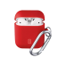 Сотовые Apple Airpods 1 и 2, чехол Bounce, красный