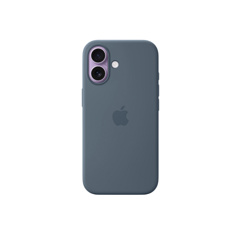 iPhone 17 Silicone Case with MagSafe-Anchor Blue,ModelA3558