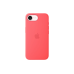 iPhone 17e Silicone Case with MagSafe- Bright Guava, ModelA3646
