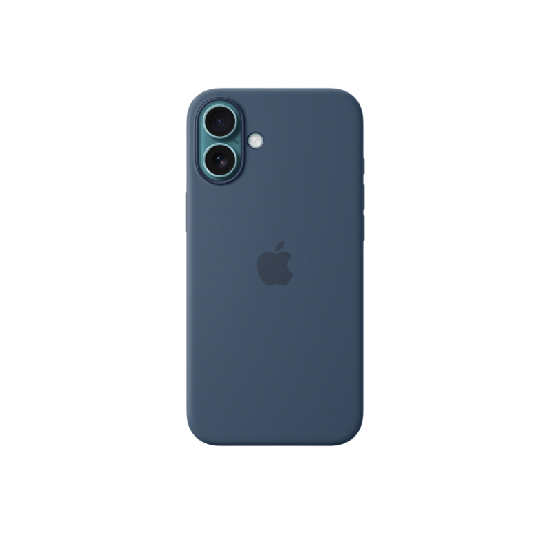 Силиконовый чехол для iPhone 16 Plus с MagSafe-Denim, модель A3314