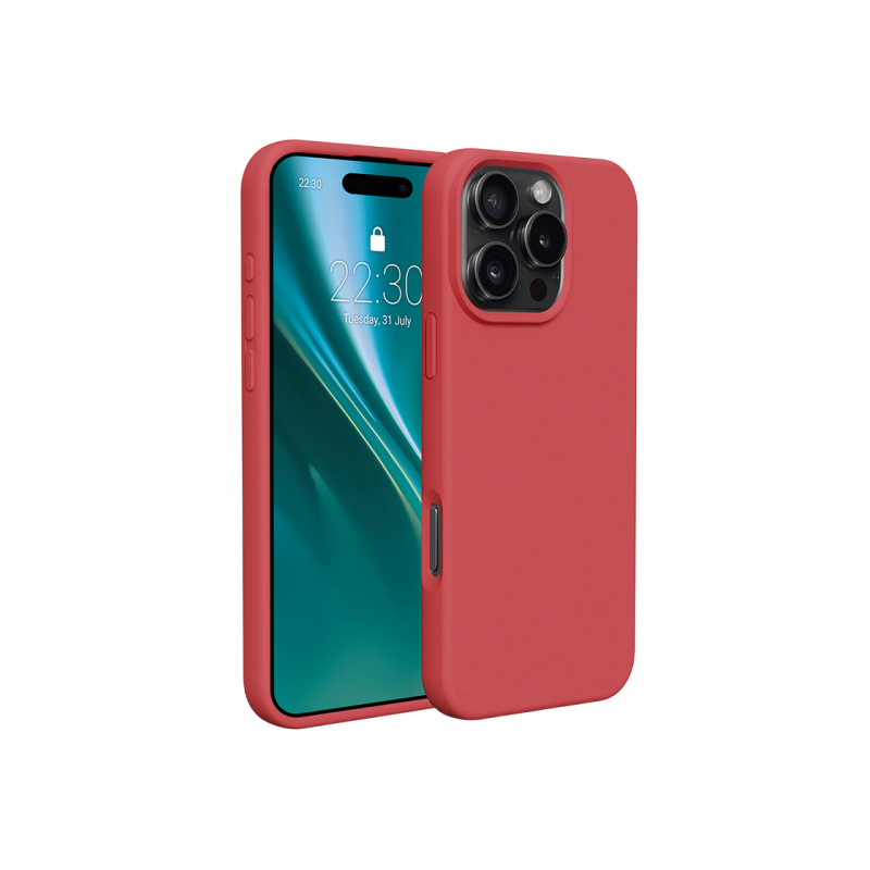 Etteri Apple iPhone 16 Pro, Silicone Mag case, Raspberry