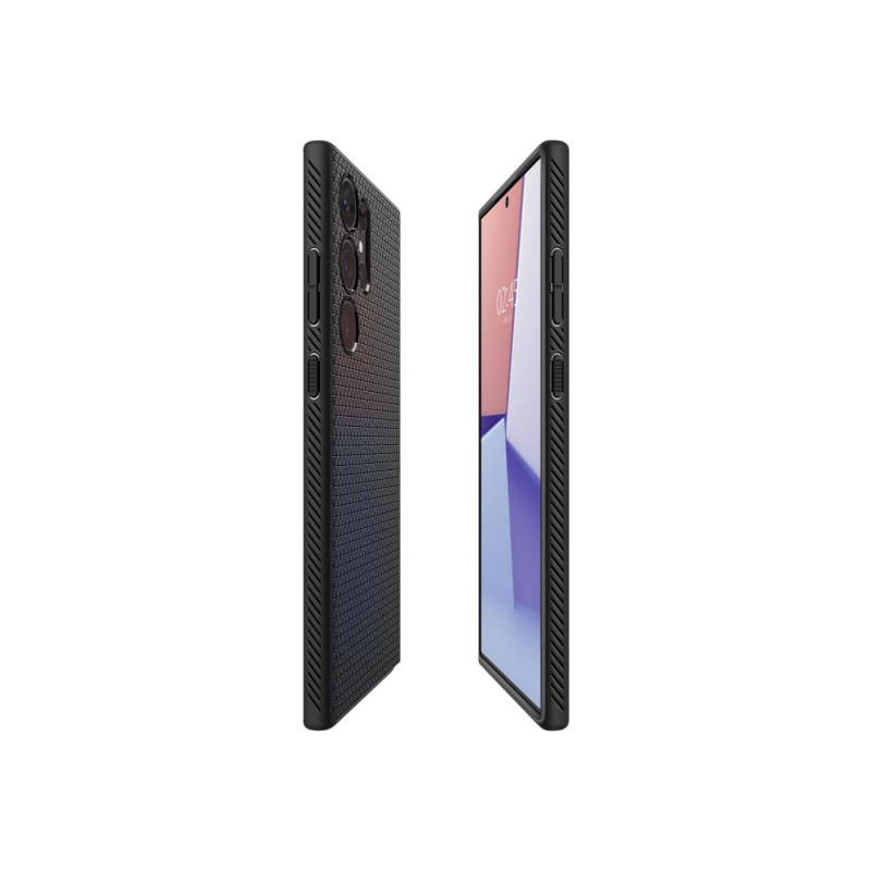 Spigen Samsung S23 Ultra, Liquid Air, матовый черный