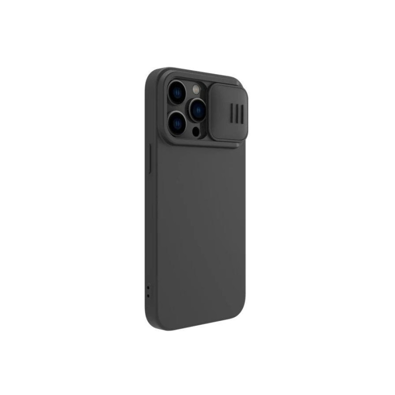 Nillkin Apple iPhone 14 Pro Max, силиконовый чехол CamShield Silky Magnetic, элегантный черный