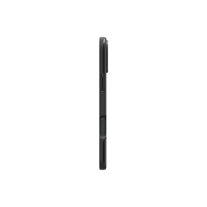 Spigen iPhone 16, тонкий чехол Mag Magsafe, черный