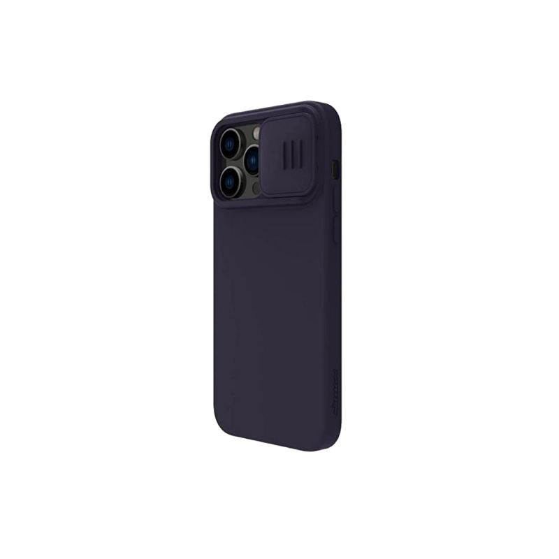 Чехол Nillkin Apple iPhone 14 Pro Max, CamShield Silky Silicone, темно-фиолетовый