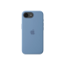 Силиконовый чехол для iPhone 16e - зимний синий