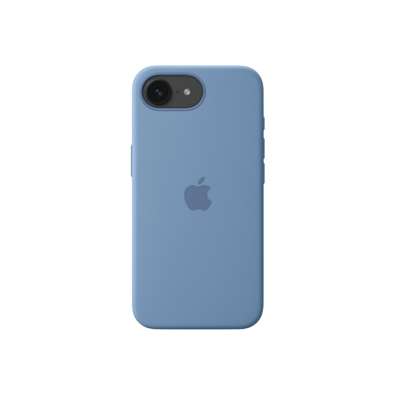 Силиконовый чехол для iPhone 16e - зимний синий