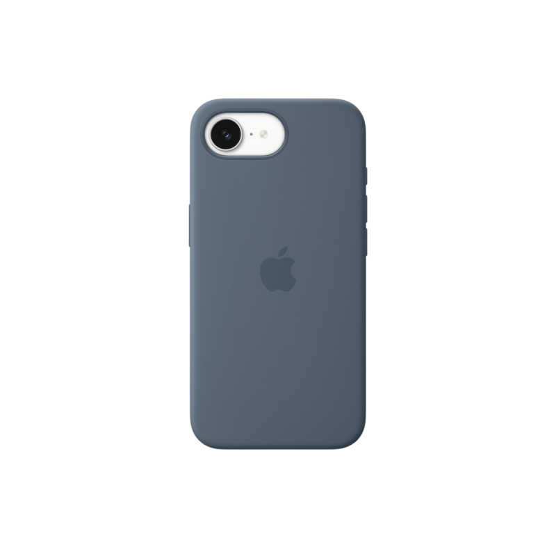 Силиконовый чехол для iPhone 17e с MagSafe — синий «Якорь», модель A3646