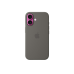 iPhone 16 Silicone Case with MagSafe-Stone Gray,ModelA3313
