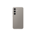 Оригинал Сэм. Чехол из веганской кожи Galaxy S24, серо-коричневый