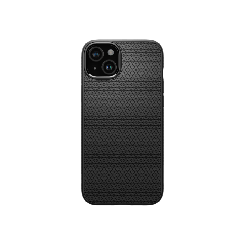 Spigen iPhone 15 Plus, Liquid Air, матовый черный