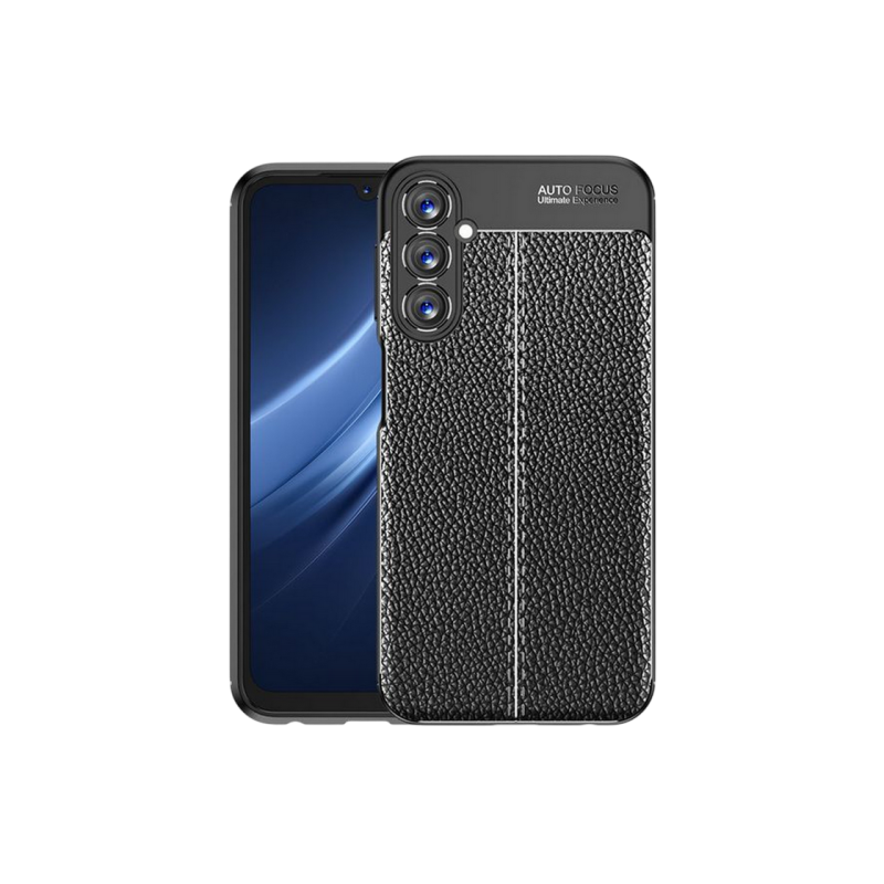 Чехол Xcover для Samsung A04s, кожа, черный