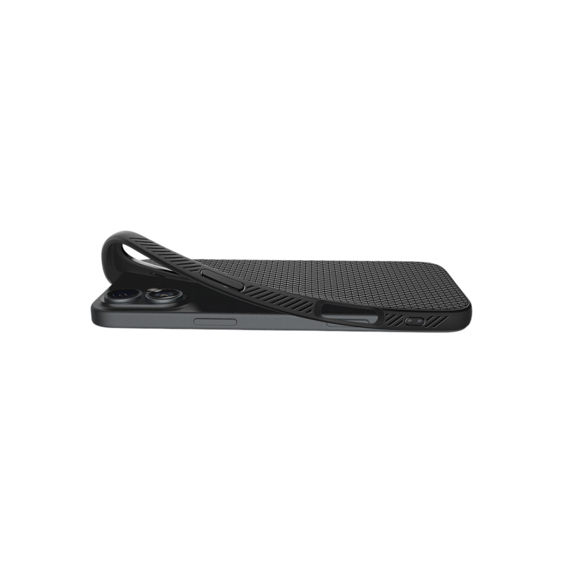 Spigen iPhone 16 Plus, Liquid Air, матовый черный