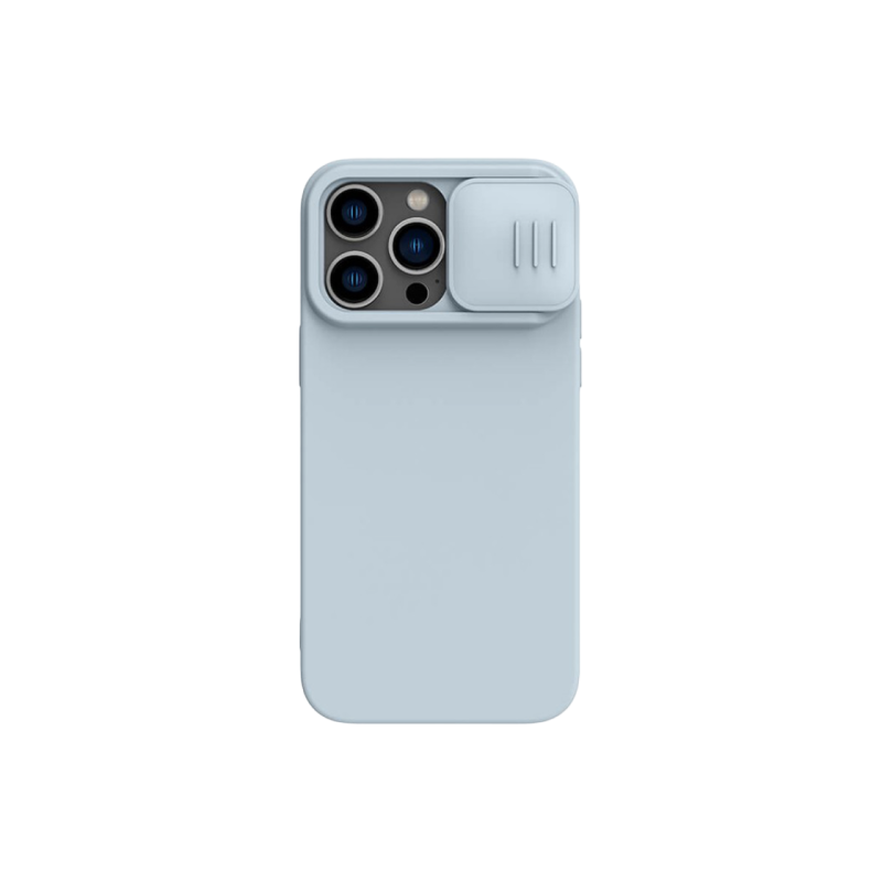 Чехол Nillkin Apple iPhone 14 Pro Max, шелковистый силиконовый чехол CamShield, цвет Star Grey