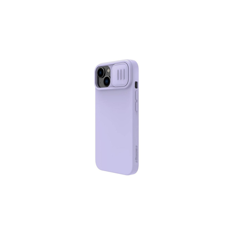Чехол Nillkin Apple iPhone 14 Plus, CamShield Silky Silicone, Misty Purple
