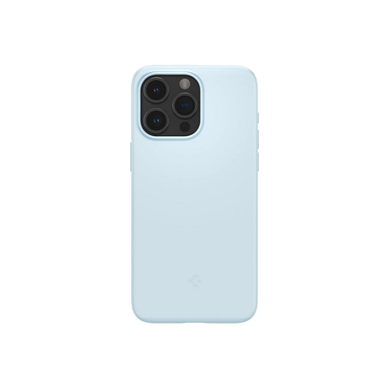 Spigen iPhone 15 Pro, тонкий, приглушенный синий