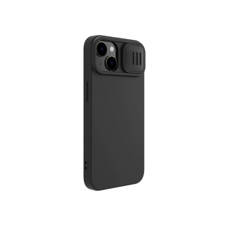 Чехол Nillkin Apple iPhone 15 Plus, CamShield Silky Silicone, элегантный черный