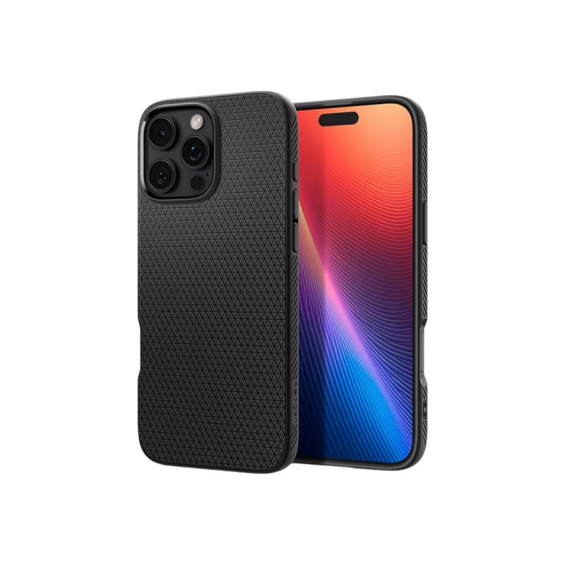 Spigen iPhone 16 Pro, Liquid Air, матовый черный