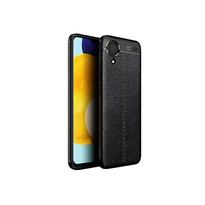 Чехол Xcover для Samsung A03 core, кожа, черный