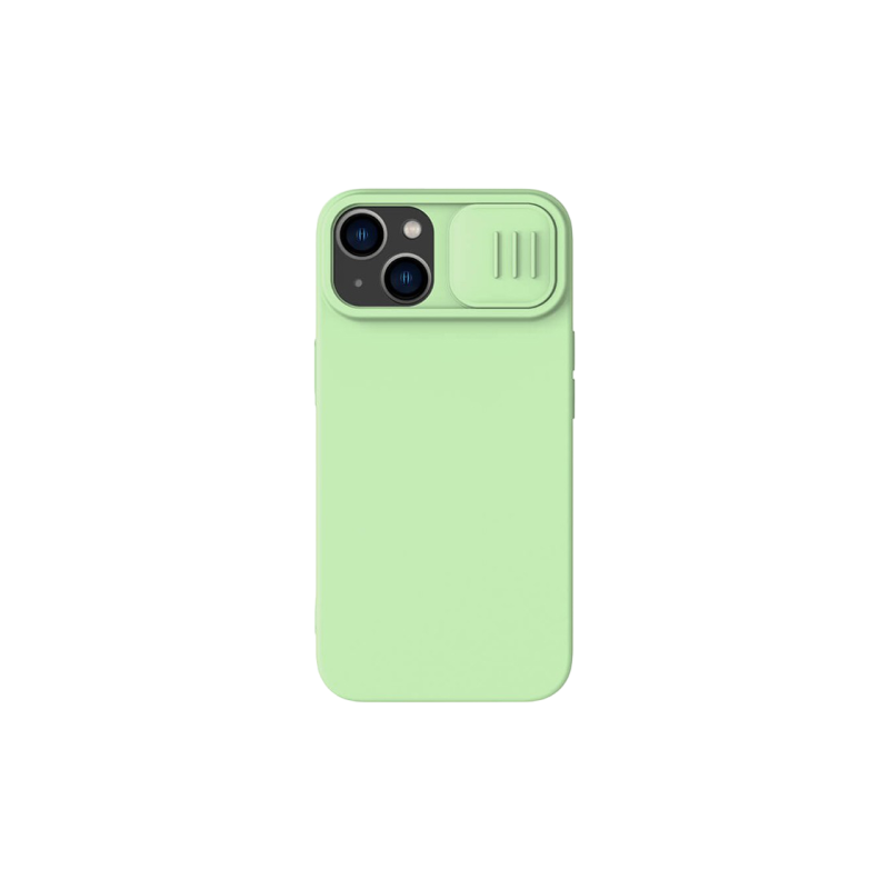 Чехол Nillkin Apple iPhone 14 Plus, CamShield Silky Silicone, цвет мятно-зеленый