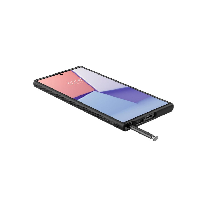 Spigen Samsung S23 Ultra, Liquid Air, матовый черный