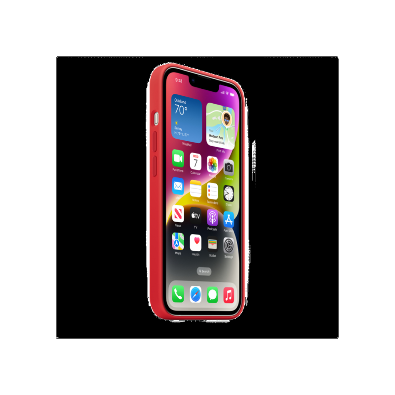 Оригинальный силиконовый чехол для iPhone 14 с MagSafe - (PRODUCT)Red, модель A2910