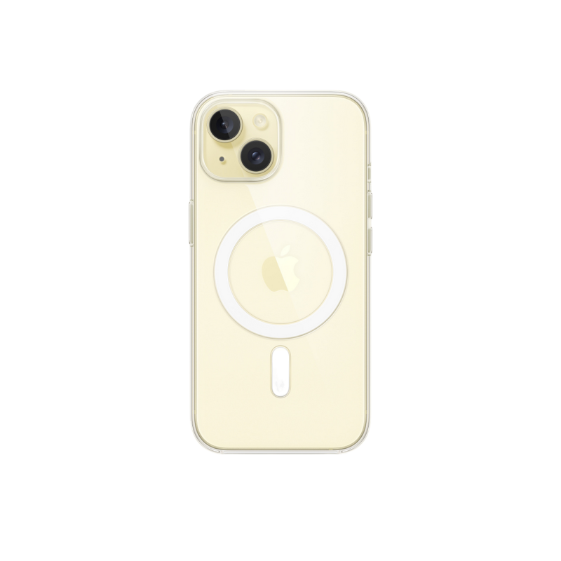Прозрачный чехол для iPhone 15 с MagSafe