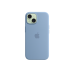 iPhone 15 Silicone Case with MagSafe - Winter Blue