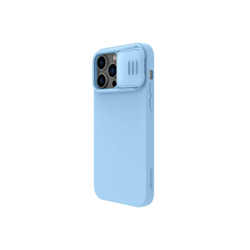 Nillkin Apple iPhone 14 Pro, чехол CamShield Silky Silicone, цвет Blue Haze