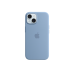 iPhone 15 Silicone Case with MagSafe - Winter Blue
