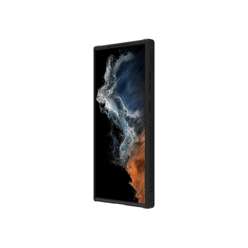 Ниллкин Сэм. Гал. S23 Ultra, текстурированный чехол S, черный