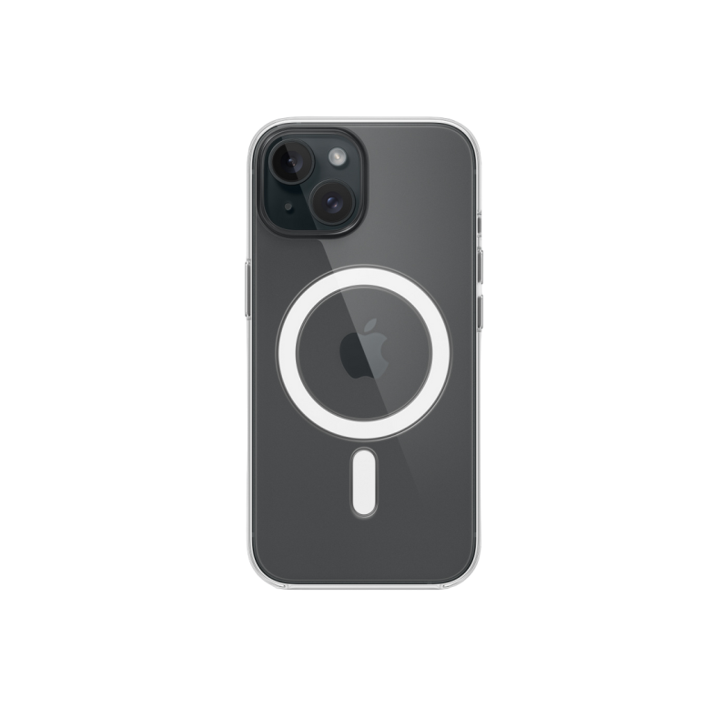 Прозрачный чехол для iPhone 15 с MagSafe