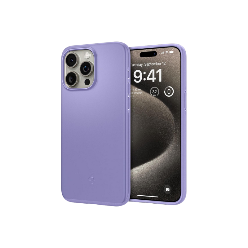 Spigen iPhone 15 Pro Max, тонкий, фиолетовый Iris