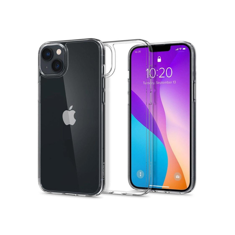 Spigen iPhone 14, Airskin Hybrid, кристально чистый