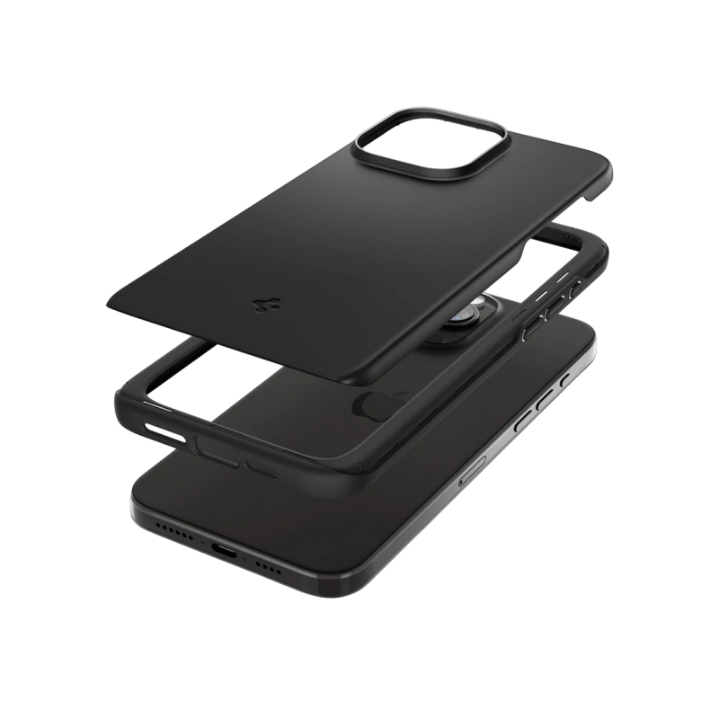 Spigen iPhone 15 Pro Max, тонкий, черный
