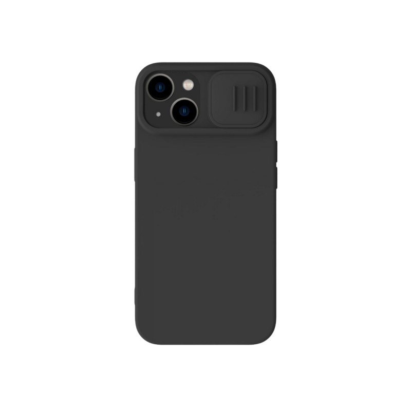 Чехол Nillkin Apple iPhone 15 Plus, CamShield Silky Silicone, элегантный черный