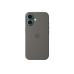 iPhone 16 Silicone Case with MagSafe-Stone Gray,ModelA3313