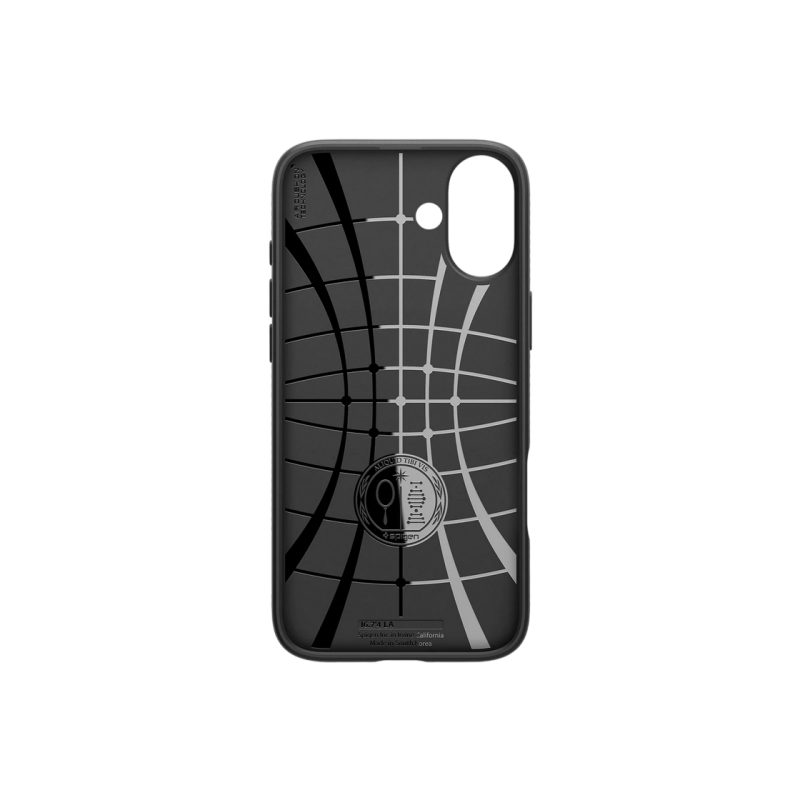 Spigen iPhone 16, Liquid Air, матовый черный