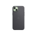 Чехол FineWoven для iPhone 15 Plus с MagSafe — черный