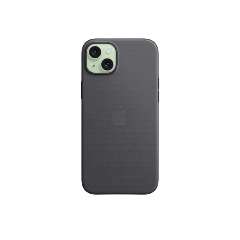 Чехол FineWoven для iPhone 15 Plus с MagSafe — черный