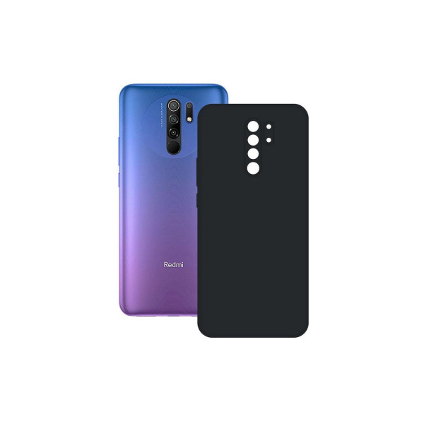 Xcover husa p/u Xiaomi Redmi 9, Soft Touch (Microfiber), Black