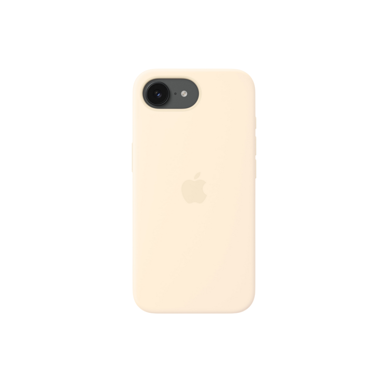 Силиконовый чехол для iPhone 17e с MagSafe — ванильный, модель A3646
