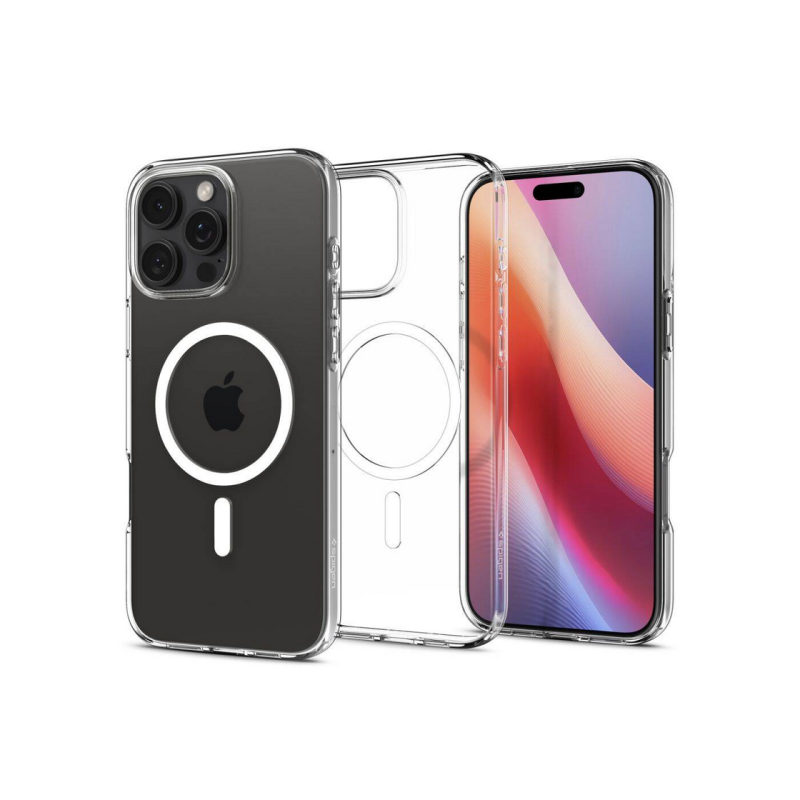 Spigen iPhone 16 Pro Max, Жидкокристаллический Mag Magsafe, Прозрачный