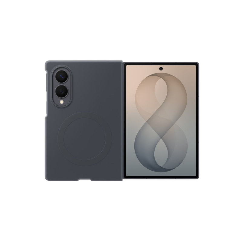 Original Sam. silicone magnet Case Galaxy Fold8, Black