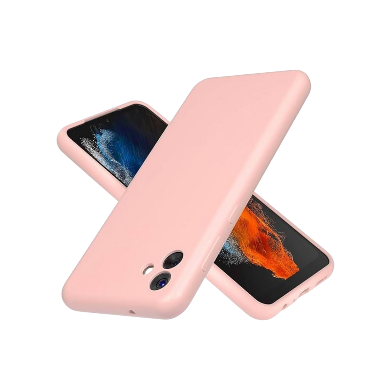Чехол Xcover для Samsung A05, жидкий силикон, розовый