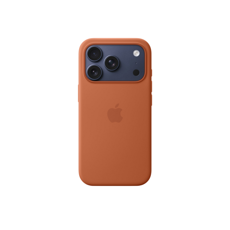 iPhone 17 Pro Silicone Case with MagSafe,Terra Cotta, ModelA3559