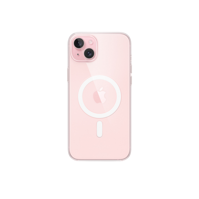 Чехол для iPhone 15 Plus Clear с MagSafe