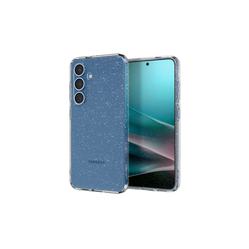 Spigen Samsung S25+, жидкий кристалл, блестящий кристалл