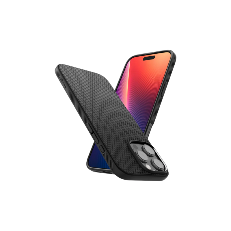 Spigen iPhone 16 Pro Max, Liquid Air, матовый черный