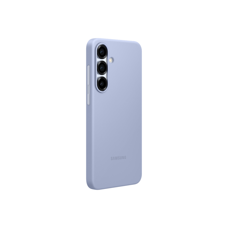 Оригинал Сэм. силиконовый чехол Galaxy S25+, светло-голубой